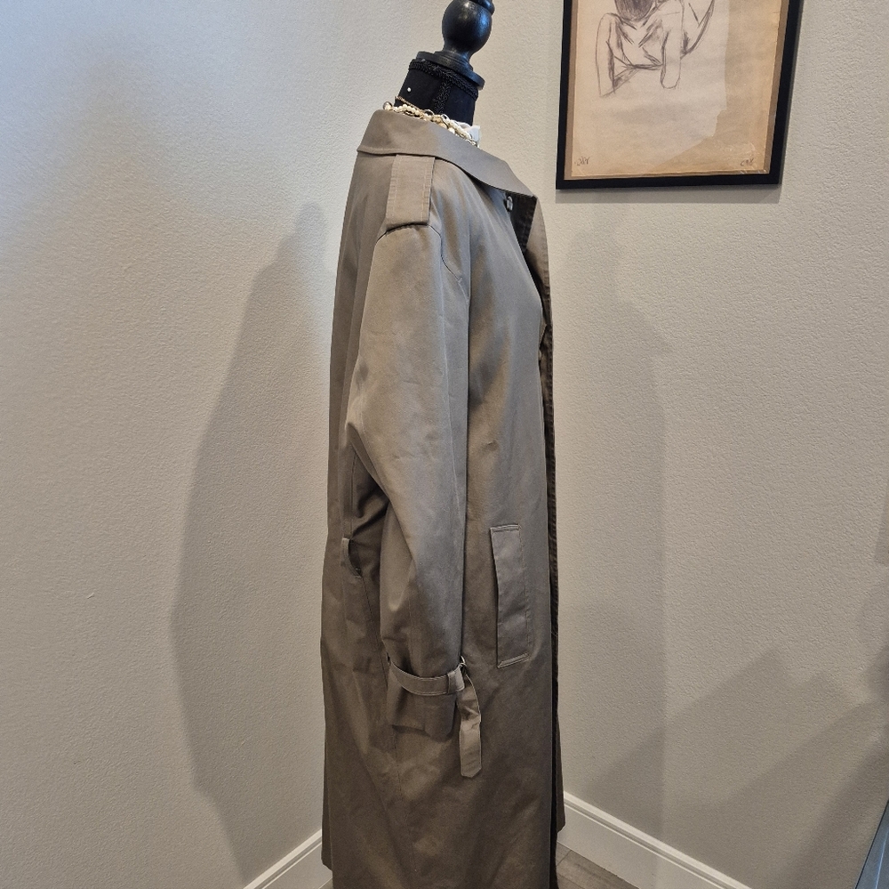 Vintage Bottany 500 Classic Trench Coat With Zippet Lining Size 44 - XL/L - Picture 9 of 16